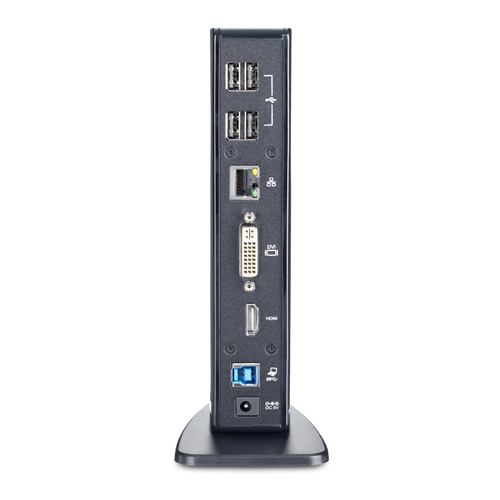 StarTech.com Dual Monitor USB 3.0 Docking Station with HDMI - DVI - 6 x USB Ports~Dual Monitor USB 3.0 Laptop Docking Station with HDMI & DVI/VGA, 6x USB-A Hub, – image 4