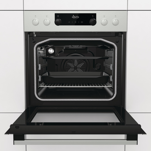 Gorenje BCP637E301X Black, Stainless steel