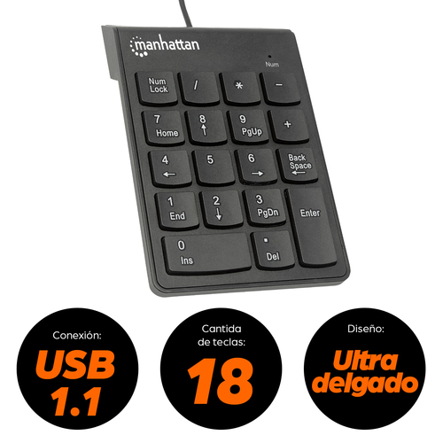 Teclado MANHATTAN 176354