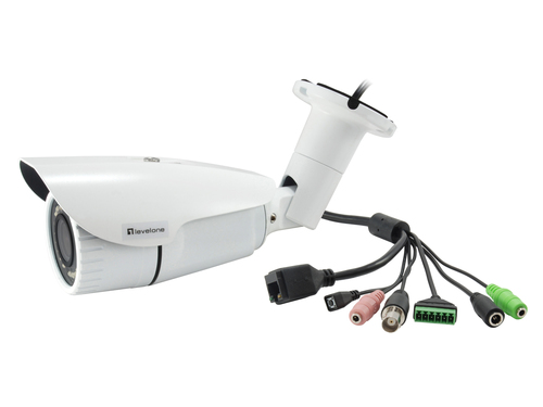 LevelOne HUBBLE Zoom IP Network Camera, H.265, 3-Megapixel, 4.3X Optical Zoom, 802.3af PoE, IR LEDs, Indoor/Outdoor, Vandalproof, two-way audio – image 6