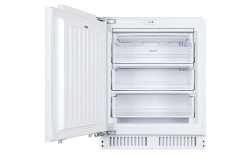 Candy CUS68EWK Integrated Undercounter Freezer - Fixed Hinge, White - image 2