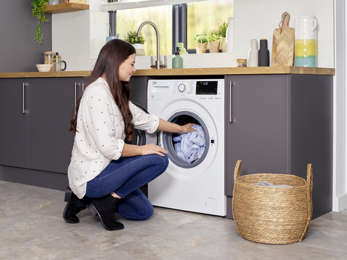 Beko WDEX854044Q0W washer dryer Freestanding Front-load White – image 6