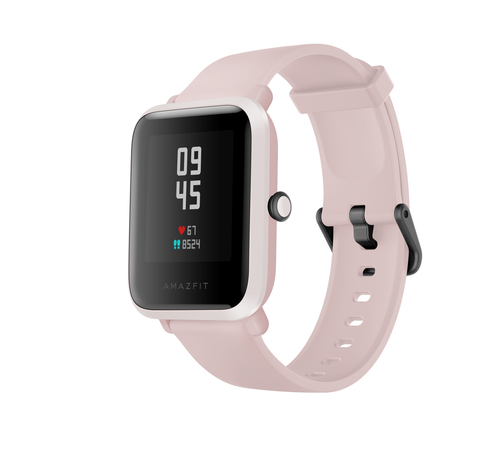 Amazfit Bip S 3,25 cm (1.28") TFT 42 mm Цифровой 176 x 176 пикселей Сенсорный экран Розовый GPS (спутниковый)