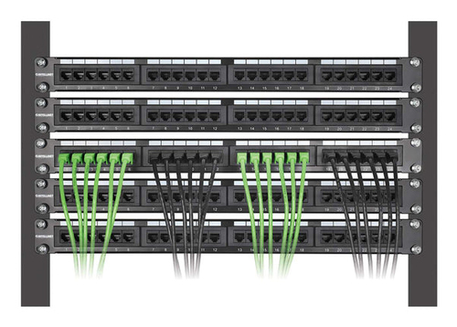 CAT6 U/UTP SLIM NETWORK PATCH CABLE, 5 FT., BRIGHT GREEN, 10-PACK
