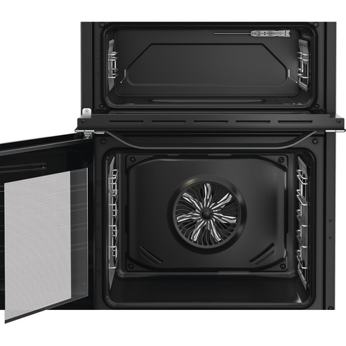 Hotpoint HDE6IDC2SA 60cm Double Oven Electric Cooker in Black Inductio - image 2