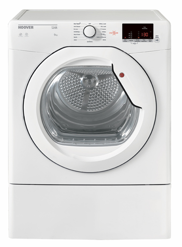 Hoover LINK HL V9DG-80 сушилка для белья Отдельно стоящий Фронтальная загрузка 9 kg Белый