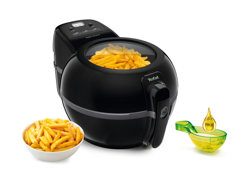 Tefal ActiFry Extra FZ7228 Одиночный Автономный 1500 W Аэрофритюрница с горячим воздухом Черный