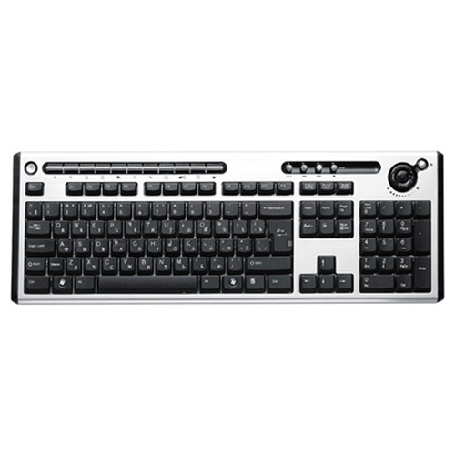 Acer KB.USB03.248 keyboard USB Spanish Black, Silver