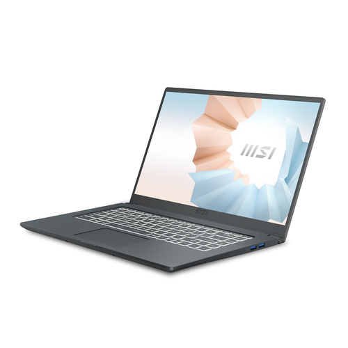MSI Modern 15 A11MU-1031NL Intel® Core™ i7 i7-1195G7 Ноутбук 39,6 cm (15.6") Full HD 16 GB DDR4-SDRAM 512 GB Твердотельный накопитель (SSD) Wi-Fi 6 (802.11ax) Windows 11 Home Черный