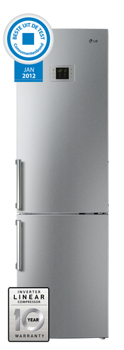 LG GB7143AVRZ fridge-freezer Freestanding Silver – image 3