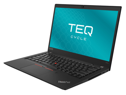Teqcycle Lenovo ThinkPad T495s AMD Ryzen™ 5 PRO 3500U Ноутбук 35,6 cm (14") Full HD 16 GB DDR4-SDRAM 256 GB Твердотельный накопитель (SSD) Wi-Fi 5 (802.11ac) Windows 11 Pro Черный Северные страны
