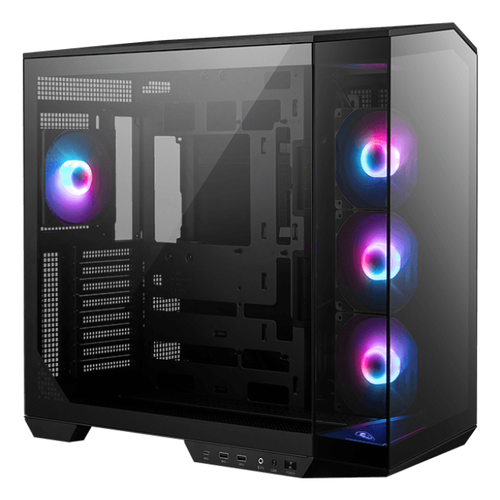 Msi Mag Pano 100R PZ Tempered Glass Midi-Atx Tower Gaming PC Case - Black - image 1