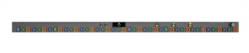 Vertiv I10135L power distribution unit (PDU) 44 AC outlet(s) 1U Black