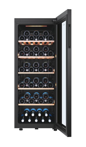 Haier Wine Bank 50 Series 5 HWS66GGE Compressor wine cooler Freestanding Black 66 bottle(s) – image 2