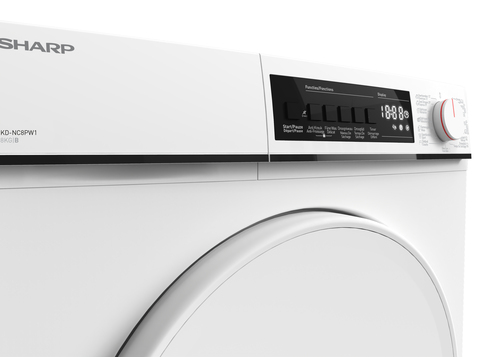 Sharp KDNC8PW1BE tumble dryer Freestanding Front-load – image 5
