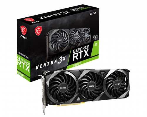 MSI VENTUS RTX 3060 TI 3X 8G OC LHR видеокарта NVIDIA GeForce RTX 3060 Ti 8 GB GDDR6