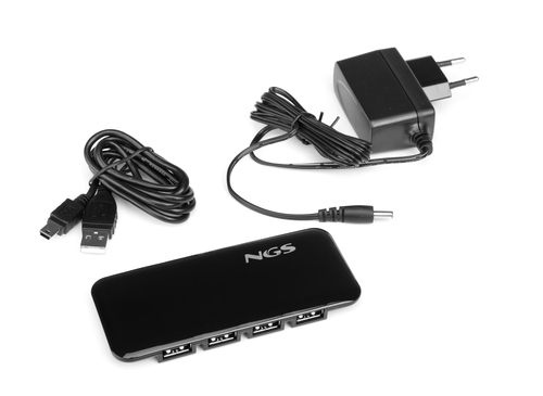 NGS ProHub7 480 Mbit/s Black – image 4