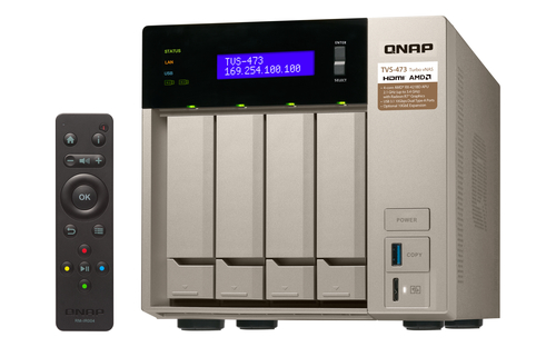 QNAP TVS-473 NAS Tower AMD Embedded R-Series SoC RX-421BD – image 4
