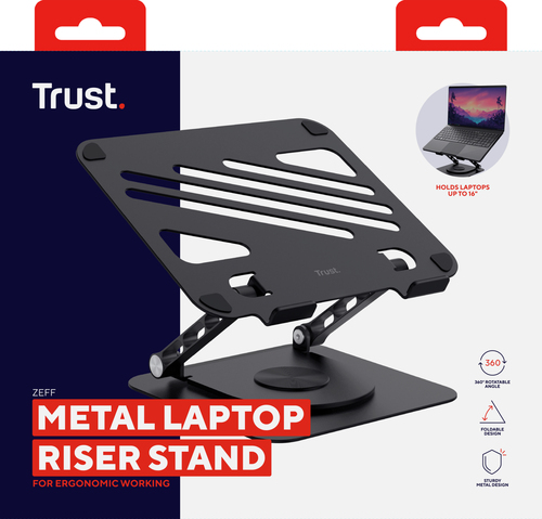 Trust ZEFF METAL LAPTOP STAND Laptopstandaard – Foto 11 van 11