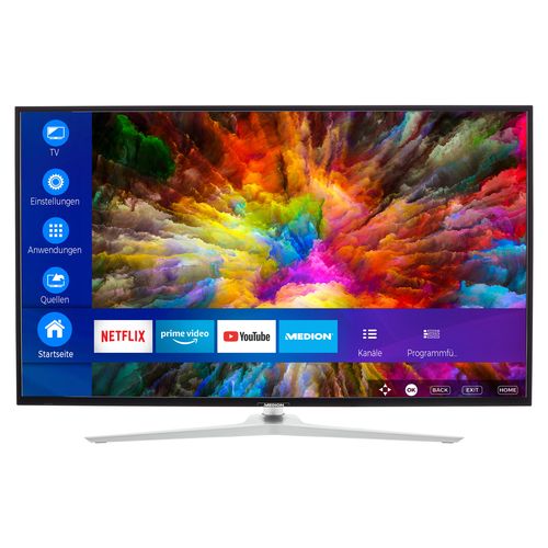 MEDION X14350 109.2 cm (43") 4K Ultra HD Smart TV Wi-Fi Black, Silver 350 cd/m² – image 2