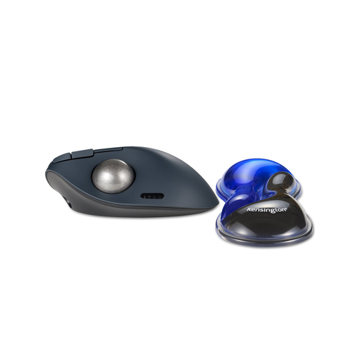 Kensington Slim Duo Gel Handgelenkauflage fr MausTrackball - Blau – Foto 5 von 7