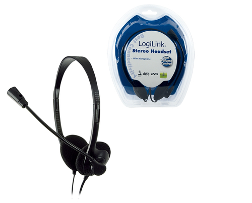 LogiLink Stereo Headset Earphones with Microphone