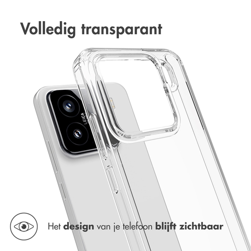 Accezz Xtreme Impact Backcover voor Xiaomi 15 Telefoonhoesje Transparant, afbeelding 4