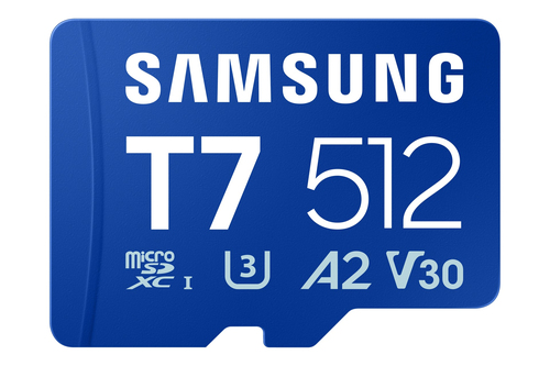 SAMSUNG T7 microSD Memory Card 512GB