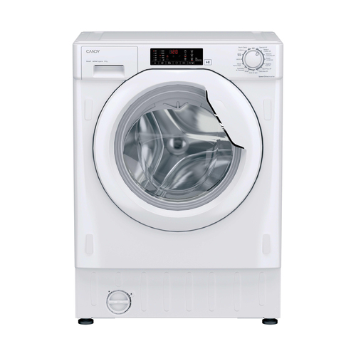 Candy CBW48TWM5J-80 Integrated 8kg Washing Machine with 1400 rpm - White - A Rated, White - image 1