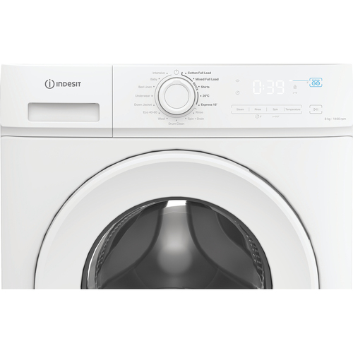 Indesit My Time Ima 864 UK 8 kg 1400 Spin Washing Machine - White - image 2