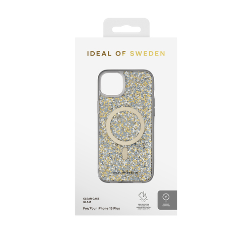 iDeal of Sweden Clear Case MagSafe iPhone 15PL Glam