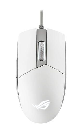 ASUS ROG Strix Impact II Moonlight White компьютерная мышь Игровой Для обеих рук USB тип-A Оптический 6200 DPI