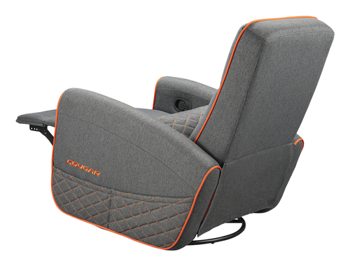 COUGAR CGR-FDF-GRO Butaca para jugar Asiento acolchado Gris, Naranja