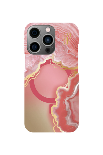 iDeal of Sweden Mirror Case MagSafe iPhone 16PM Coral Marble