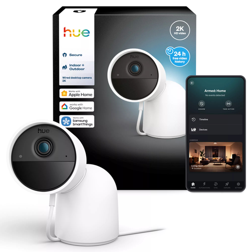 Hue Secure 2K Desktop-Kamera Weiß – Foto 4 von 4