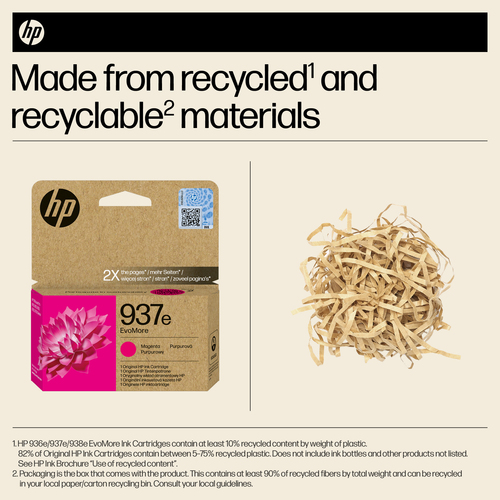 HP 937E EvoMore Original Ink Cartridge High Yield Magenta 4S6W7NE - image 6
