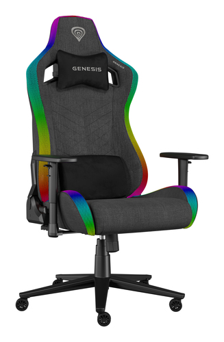 GENESIS NFG-2246 Gamingstoel in grijs/zwart, afbeelding 3