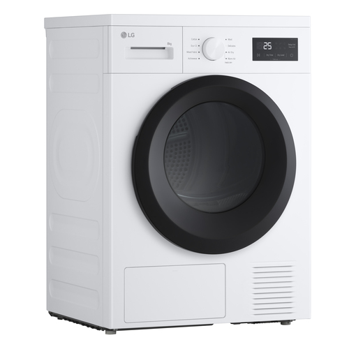 LG RHA1008NWK 8kg Heat Pump Condenser Dryer in White A Rated Air Dry T - image 3