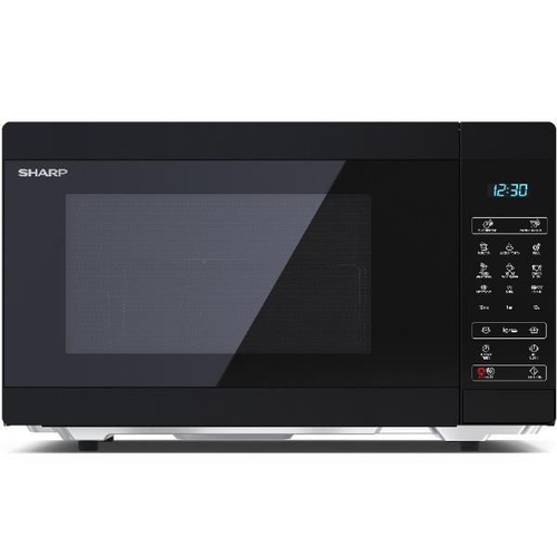 Sharp YC-MG81E-B микроволновая печь Черный Микроволновая печь с грилем Столешница 28 L 900 W