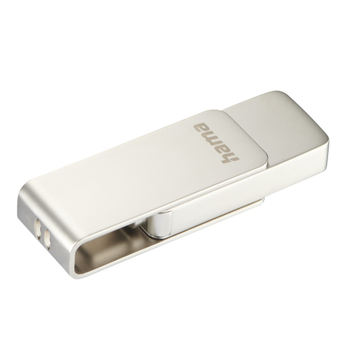Hama Uni-C Rotate Pro USB флеш накопитель 256 GB USB Type-C 3.2 Gen 1 (3.1 Gen 1) Серебристый