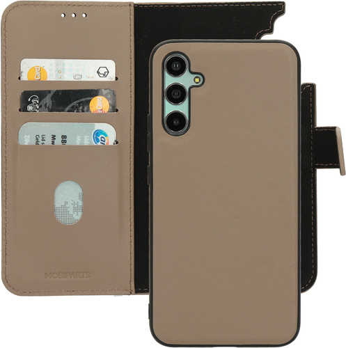 Mobiparts Leather 2 in 1 Wallet Case Samsung Galaxy A34 (2023) Taupe - Smartphonehoesje