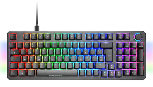 Mars Gaming MKPROYFR keyboard USB AZERTY French Black – image 2
