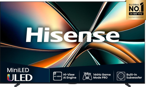 Hisense 85U7Q 2,16 m (85") 4K Ultra HD Smart TV Wi-Fi Черный 450 cd/m²