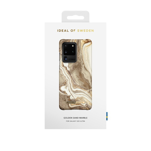 iDeal of Sweden Printed Case Galaxy S20 Ultra Golden Sand Marble – image 1