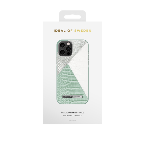 iDeal of Sweden Atelier Case iPhone 12 PRO MAX Palladian Mint Snak – image 1