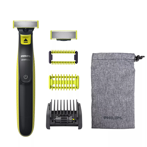 Philips Norelco OneBlade QP2821/20 men's shaver Foil shaver Trimmer Grey, Lime