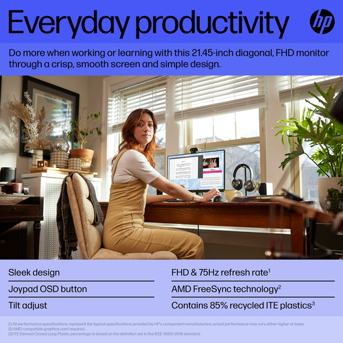 HP V22v G5 FHD Monitor – image 2