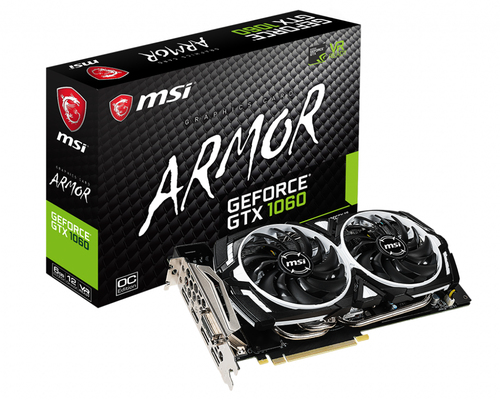 MSI GTX 1060 ARMOR 6GD5X OC