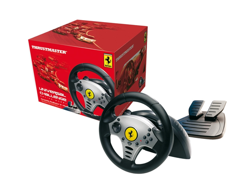 Thrustmaster AC-V5IN1 Gaming Controller Black, Silver Steering wheel + Pedals Analogue / Digital GameCube, PC, Playstation 2, Playstation 3, Wii