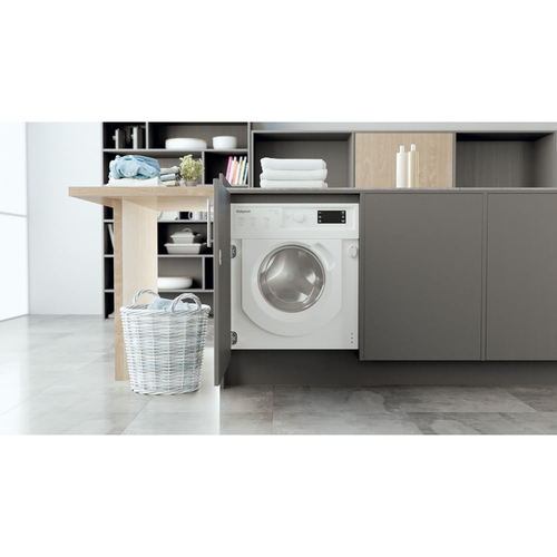 Hotpoint BI Wmhg 71483 UK N Integrated 7 kg 1400 Spin Washing Machine, White - image 6